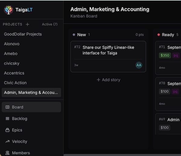 Marten Task Tracker UI